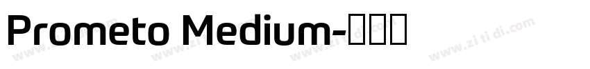 Prometo Medium字体转换